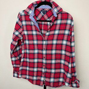 Lands End flannel top